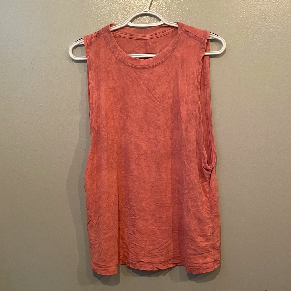 pink lululemon muscle tank